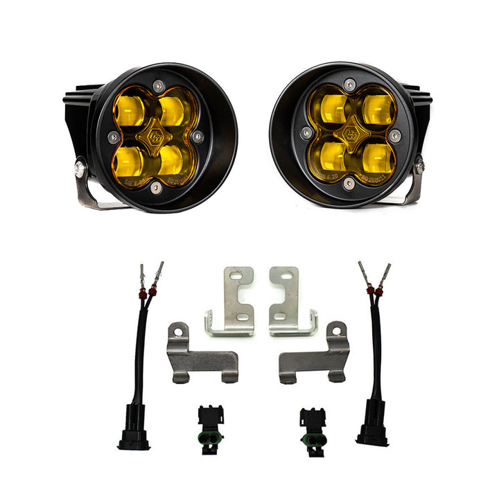 BAJA DESIGNS Toyota Squadron-R SAE Fog Pocket Light Kit - 5th Gen 4Runner | 2010-23 / 2nd & 3rd Gen Tacoma | 2012-2023 / 2nd Gen Tundra | 2014-2021