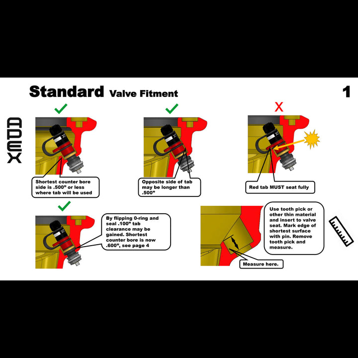 APEX RPV Rapid Precision Valve - Standard Length