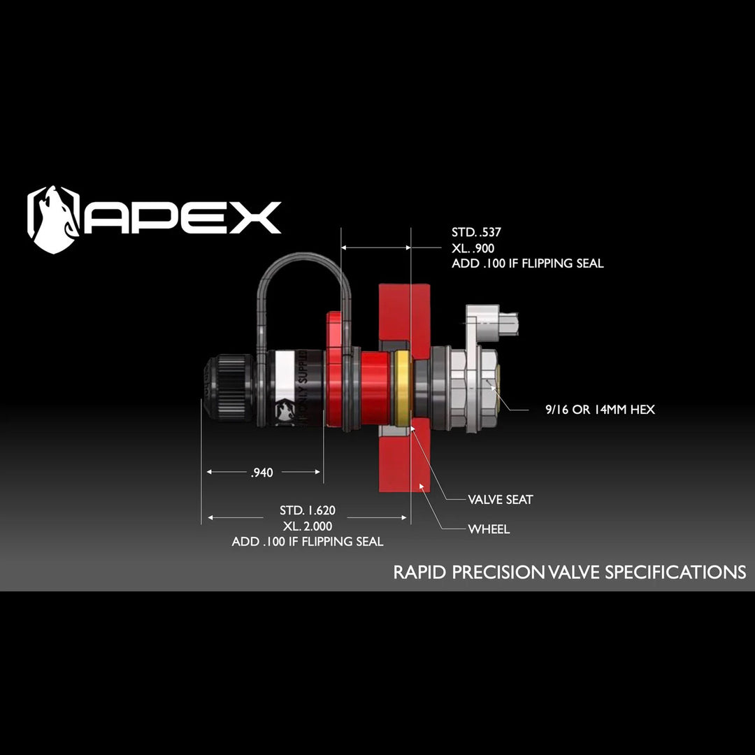 APEX RPV Rapid Precision Valve - Standard Length