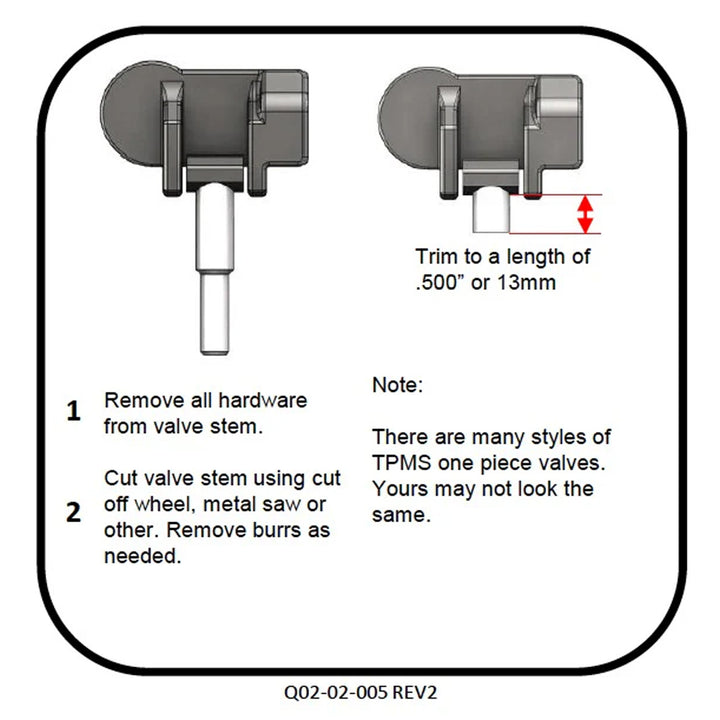 APEX RPV Rapid Precision Valve - TPMS Adapter Kit