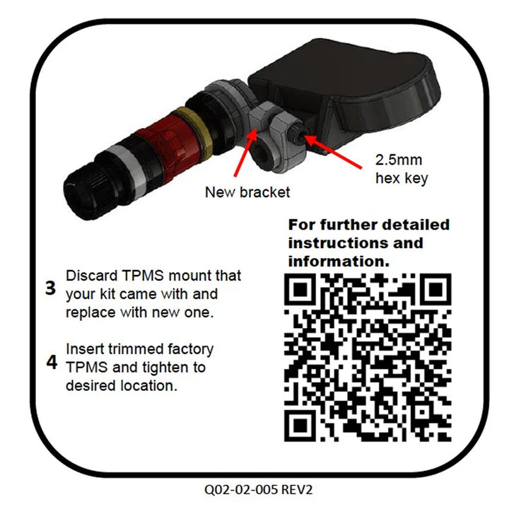 APEX RPV Rapid Precision Valve - TPMS Adapter Kit