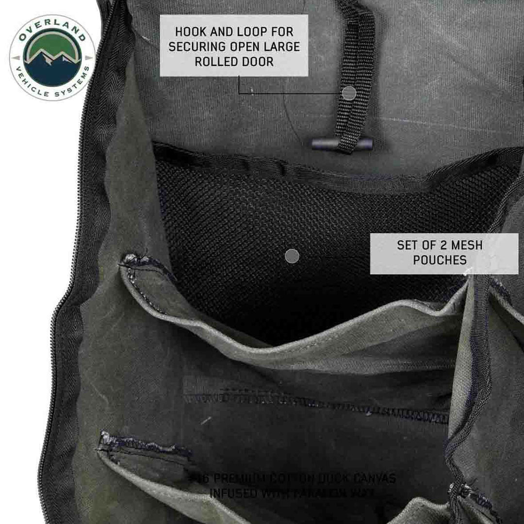 OVERLAND VEHICLE SYSTEMS OVS Camping Gear Storage Bag - #16 Waxed Canvas