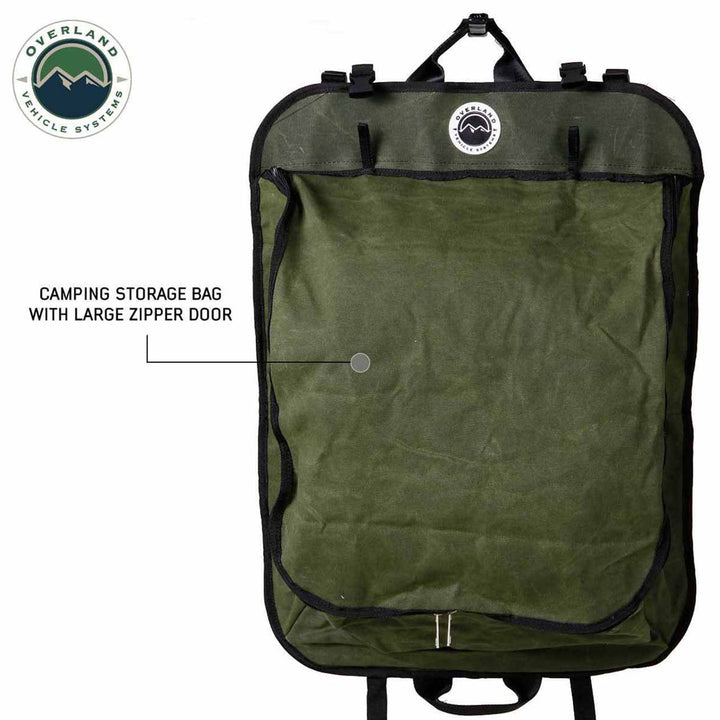 OVERLAND VEHICLE SYSTEMS OVS Camping Gear Storage Bag - #16 Waxed Canvas