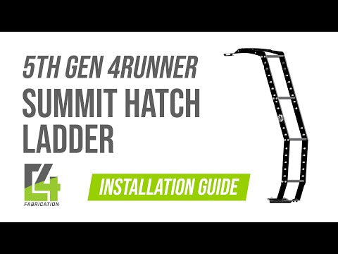 C4 FABRICATION Summit Hatch Ladder | 2010 - 2023 Toyota 4runner