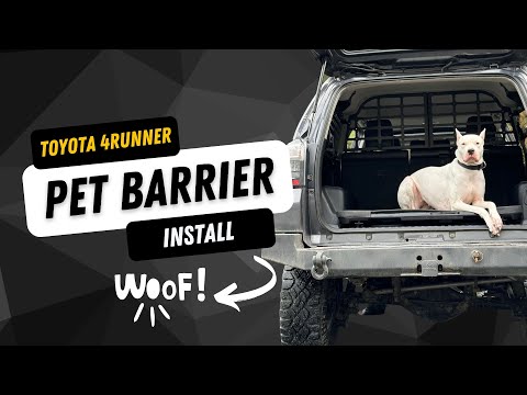 BULLET PROOF FABRICATING Molle Style Pet Barrier - Toyota 4Runner