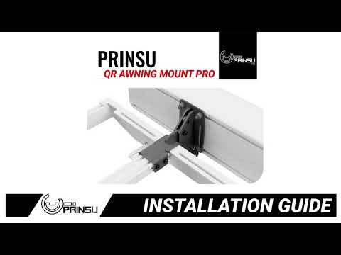 Prinsu Quick Release Awning Mount Brackets 2.0